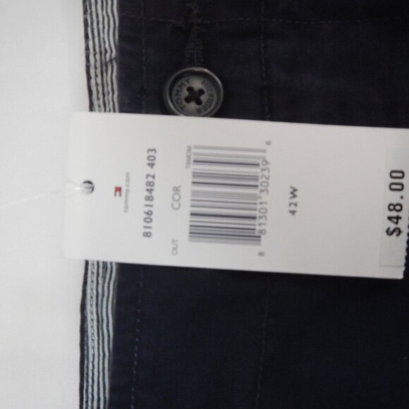 NWT Tommy Hilfiger Cargo Shorts Navy Blue Size 42W - Picture 7 of 13
